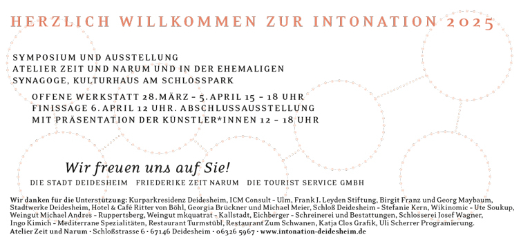 Intonation Einladung 2025